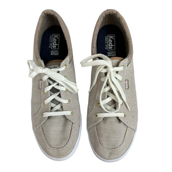 Keds Striped Casual Lace Up Sneakers Dream Foam Memory Women's Sz 9.5 WF59954 - Picture 7 of 9